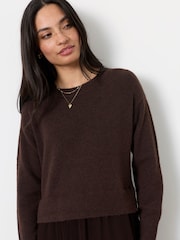 FatFace Chocolate Brown Sally 2 in 1 Midaxi Dress - Image 3 of 6