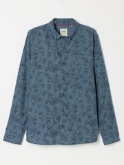 FatFace Long Sleeve Botanic Print Shirt - Billede 6 af 6