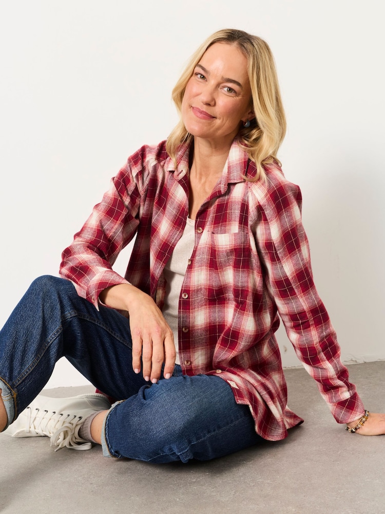 FatFace Bessie Red Check Shirt - Image 1 of 6