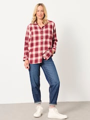 FatFace Bessie Red Check Shirt - Image 4 of 6