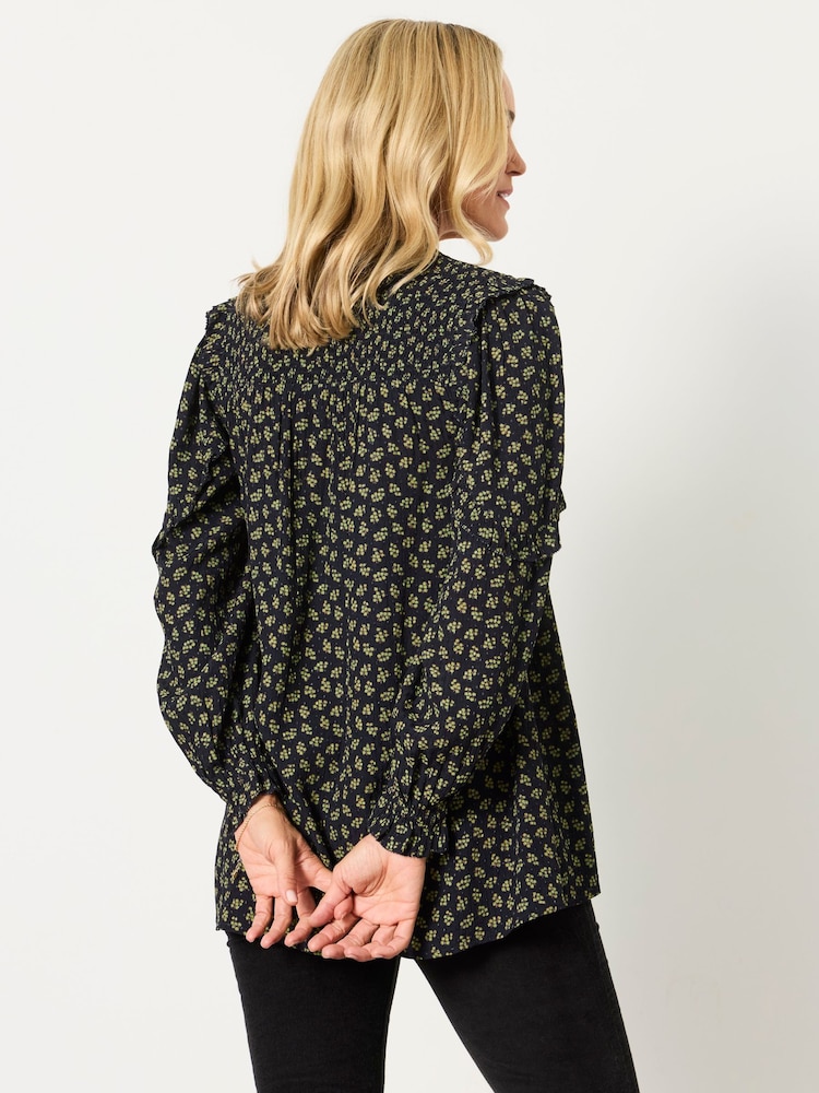 FatFace Eddie Navy Autumn Ditsy Tunic - Image 2 of 6 FatFace Eddie Navy Autumn Ditsy Tunic - Image 2 of 6