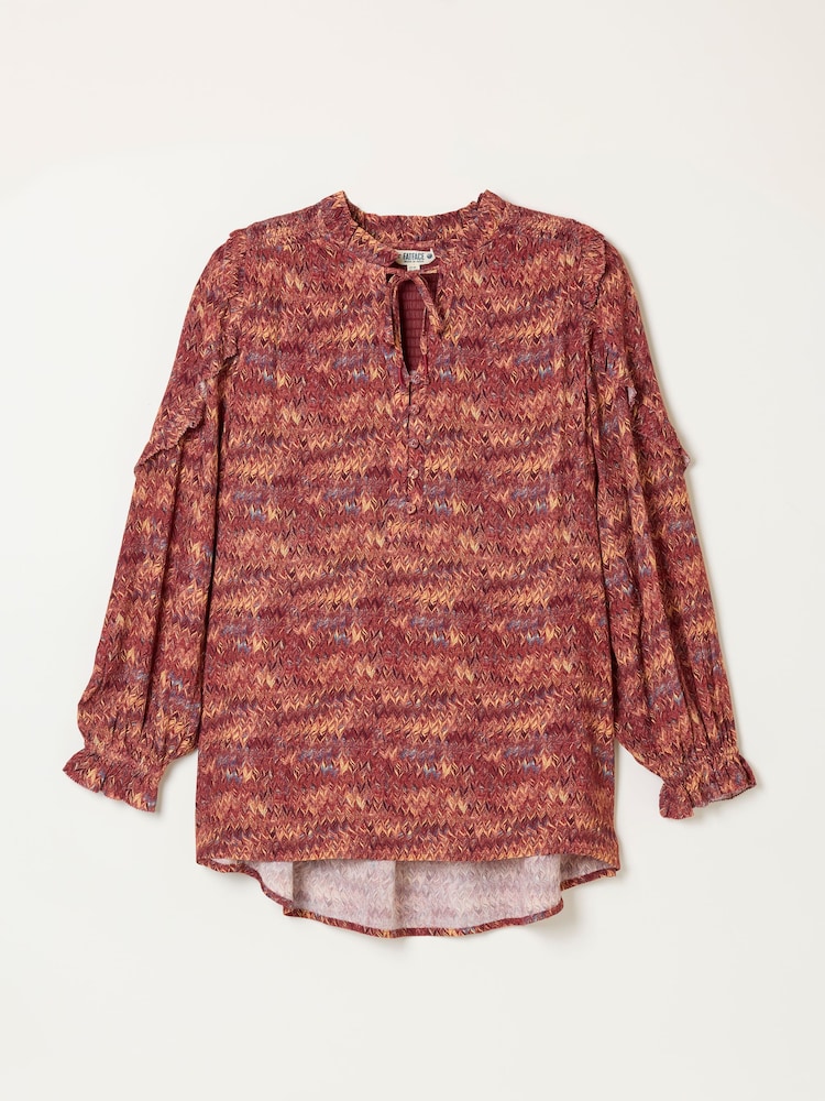 FatFace Eddie Dark Purple Marble Tunic - Image 6 of 6 FatFace Eddie Dark Purple Marble Tunic - Image 6 of 6