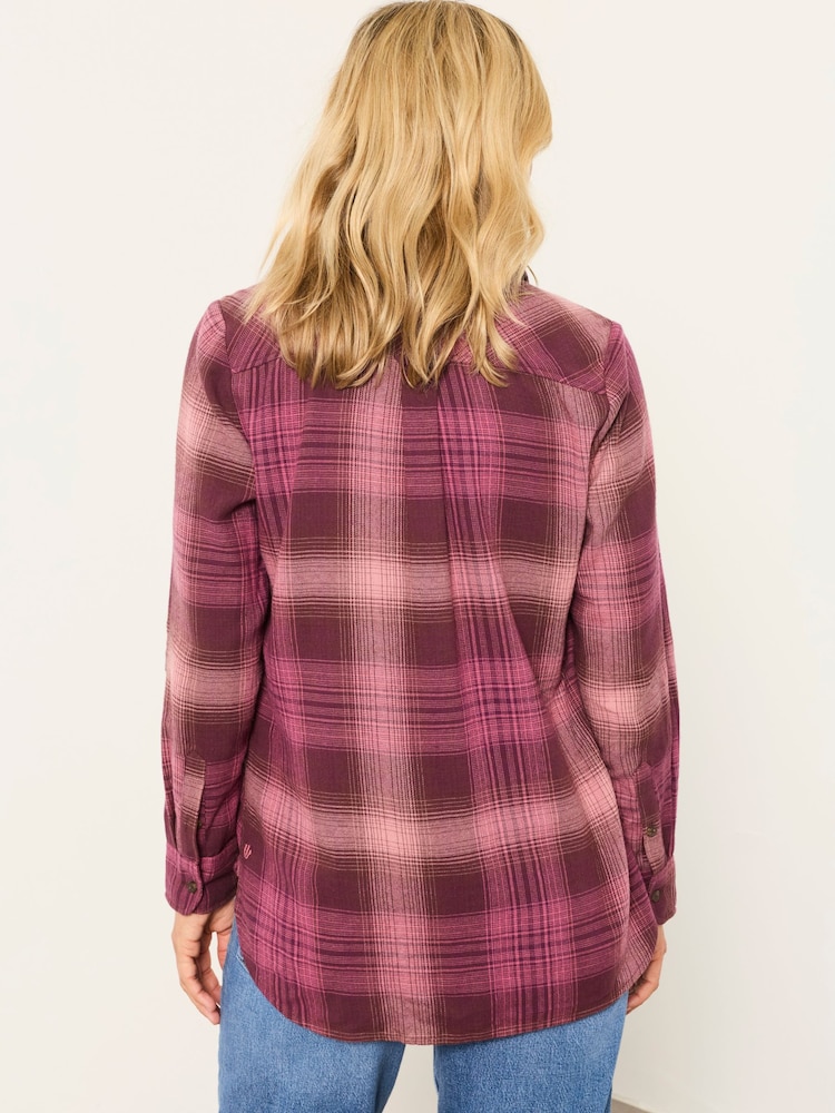 FatFace Olivia Pink Check Shirt - Image 2 of 6