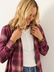 FatFace Olivia Pink Check Shirt - Image 5 of 6