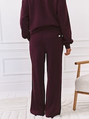 Chelsea Peers Red Cotton Joggers - Image 4 of 6