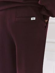 Chelsea Peers Red Cotton Joggers - Image 5 of 6