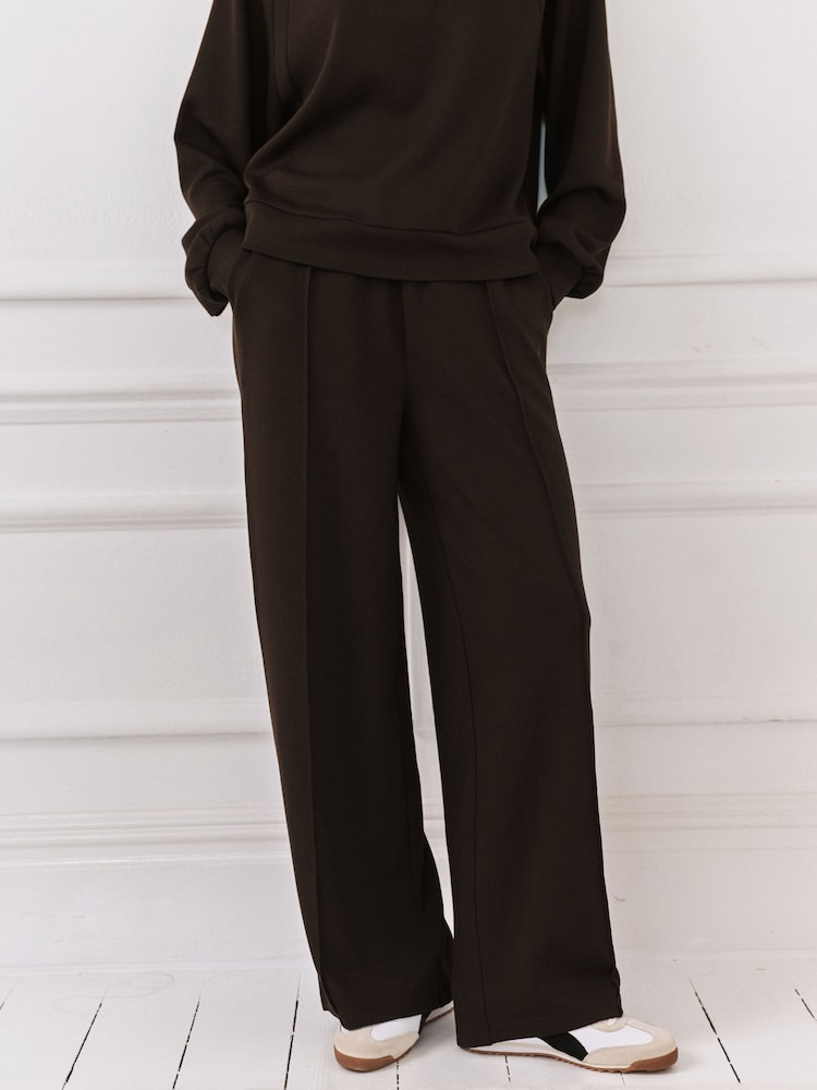 Chelsea Peers Brown LuxeComfort Scuba Joggers - Image 1 of 10 Chelsea Peers Brown LuxeComfort Scuba Joggers - Image 1 of 10