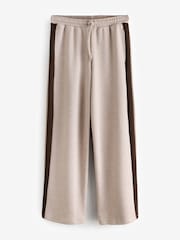 Chelsea Peers Brown Luxe Comfort Scuba Side Stripe Joggers - Image 6 of 6