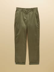 Joules Khaki Green Slim Fit Chino Trouser With Elasticated Waist - Image 8 of 8