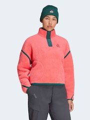 adidas Pink W Mt Ess Hp Fleeces - Image 1 of 6