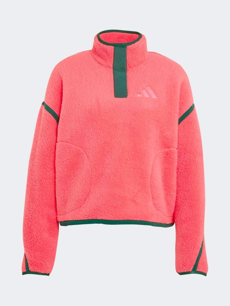 adidas Pink W Mt Ess Hp Fleeces - Image 6 of 6