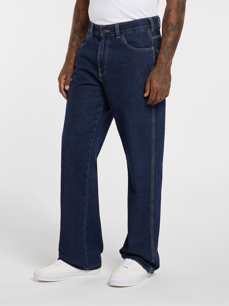Dickies Denim Blue 954 Relaxed Straight Fit Jeans - Image 4 of 4