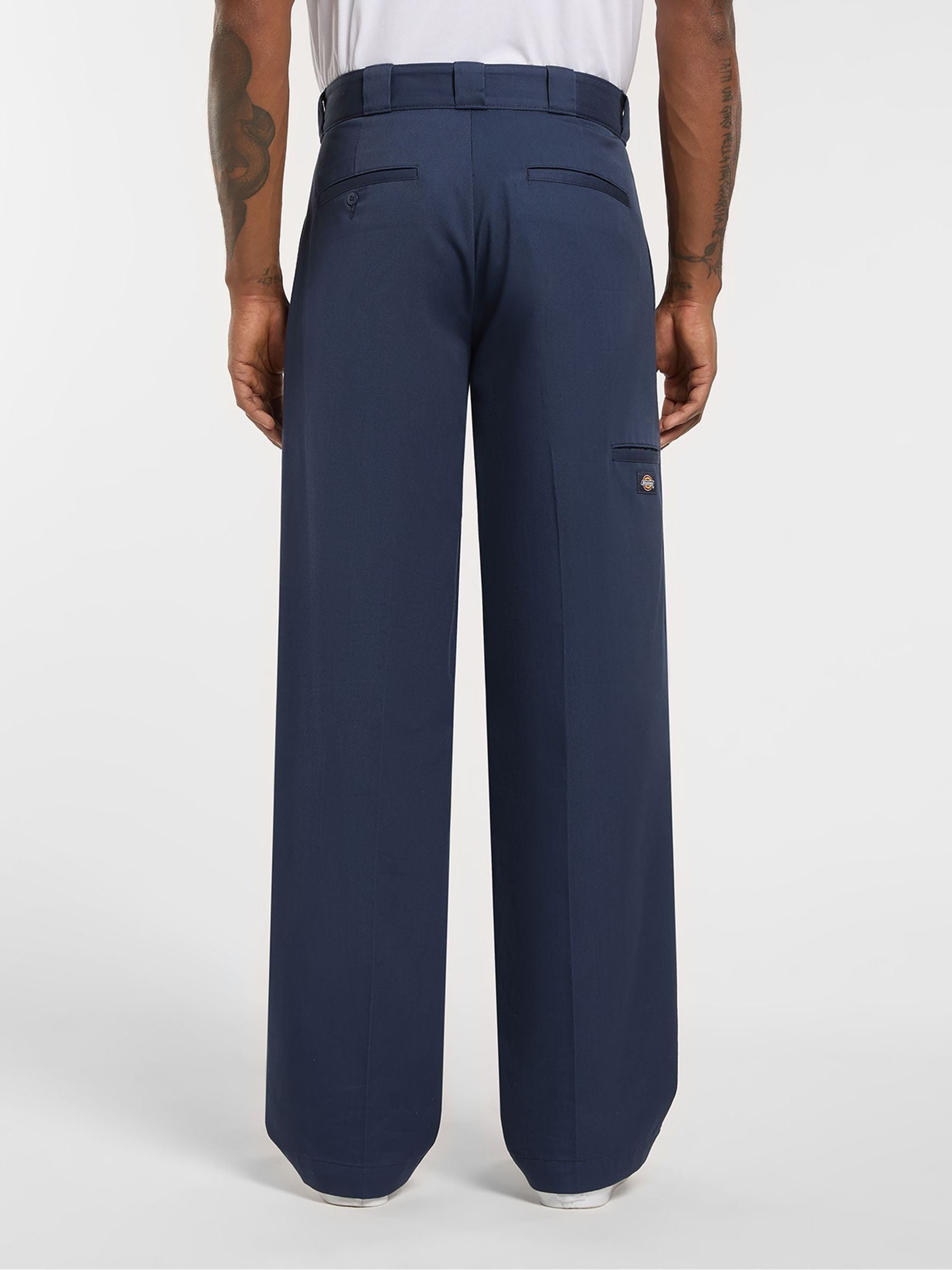 Buy Dickies Blue 247 Loose Work Pleated Trousers from Next USA