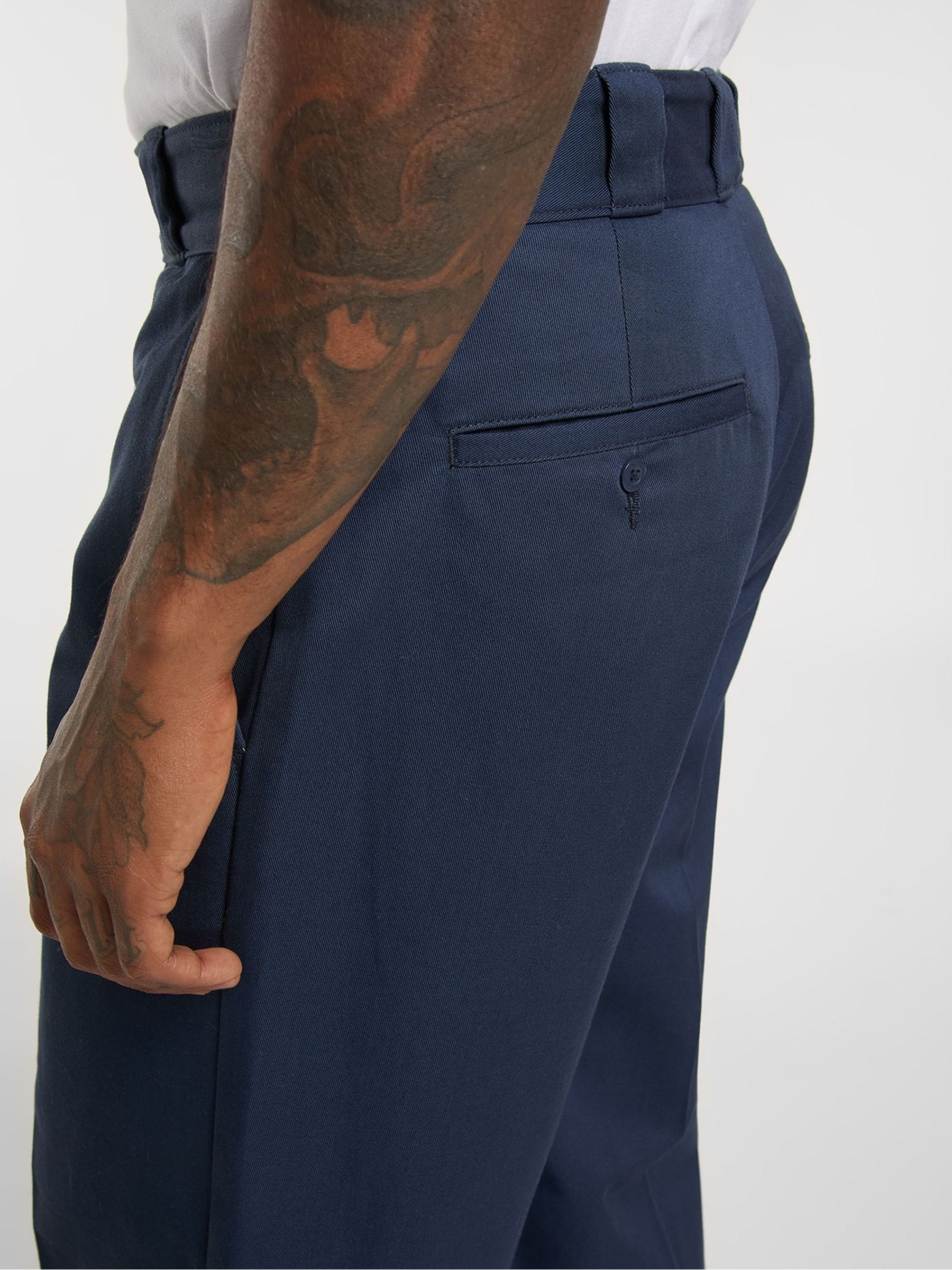 Buy Dickies Blue 247 Loose Work Pleated Trousers from Next USA