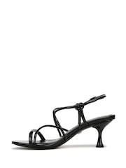 Sam Edelman Riana Regular Fit Strappy Black Sandals - Imagen 2 de 7