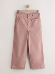 Pink/Ditsy Patch Pocket Cropped Jeans 2 Pack - Image 2 of 5