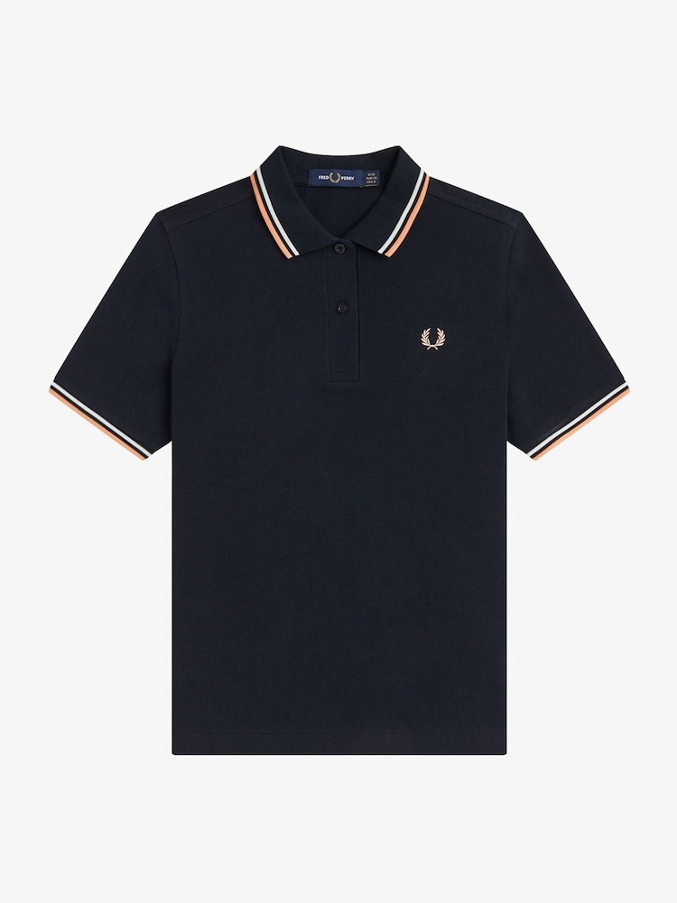 Fred Perry Blue The Twin Tipped Fred Perry Shirt - Image 5 of 5 Fred Perry Blue The Twin Tipped Fred Perry Shirt - Image 5 of 5