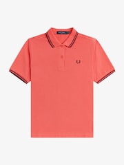 Fred Perry Pink The Twin Tipped Shirt - Image 1 of 3
