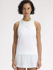 Fred Perry White Tennis Vest - Image 1 of 5