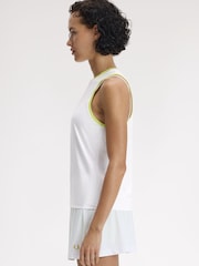 Fred Perry White Tennis Vest - Image 2 of 5