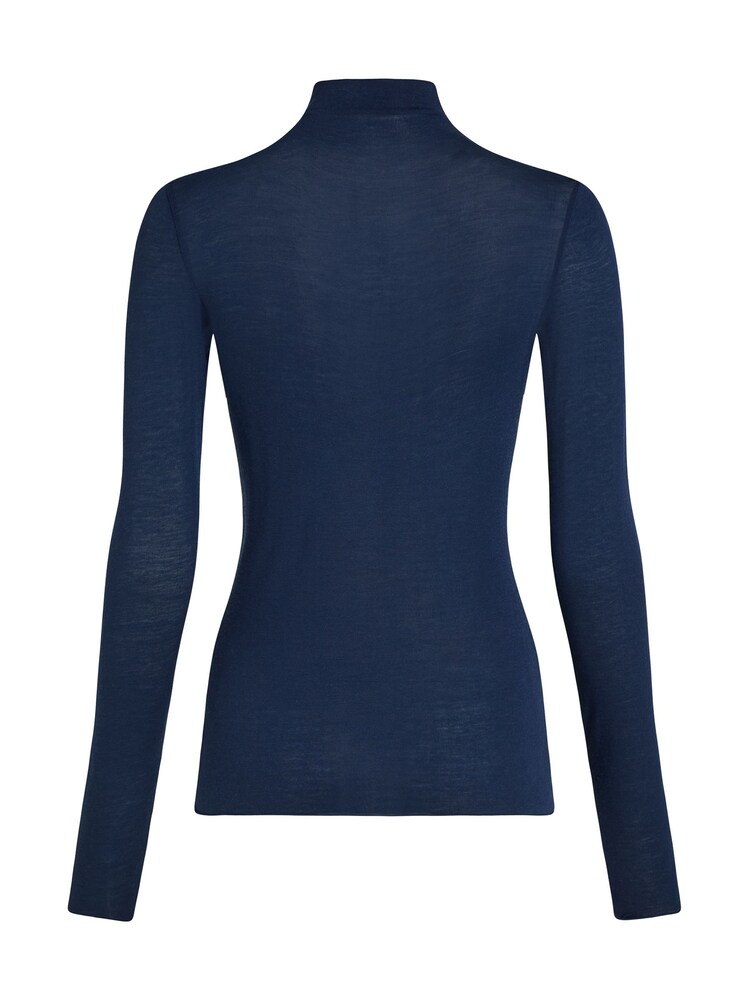 Navy - Hunkemoller T Shirt a collo alto super morbida, strato Base termico con cashmere - Immagine 6 di 6