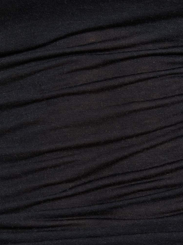Hunkemoller Black Supersoft Boatneck T-Shirt Thermal Base Layer With Cashmere - Image 7 of 7