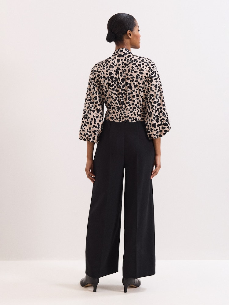 Phase Eight Black Leopard Jumpsuit - Image 2 of 7