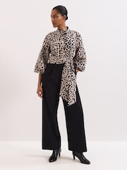 Phase Eight Black Leopard Jumpsuit - Image 3 of 7