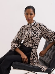 Phase Eight Black Leopard Jumpsuit - Image 4 of 7