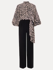 Phase Eight Black Leopard Jumpsuit - Image 7 of 7