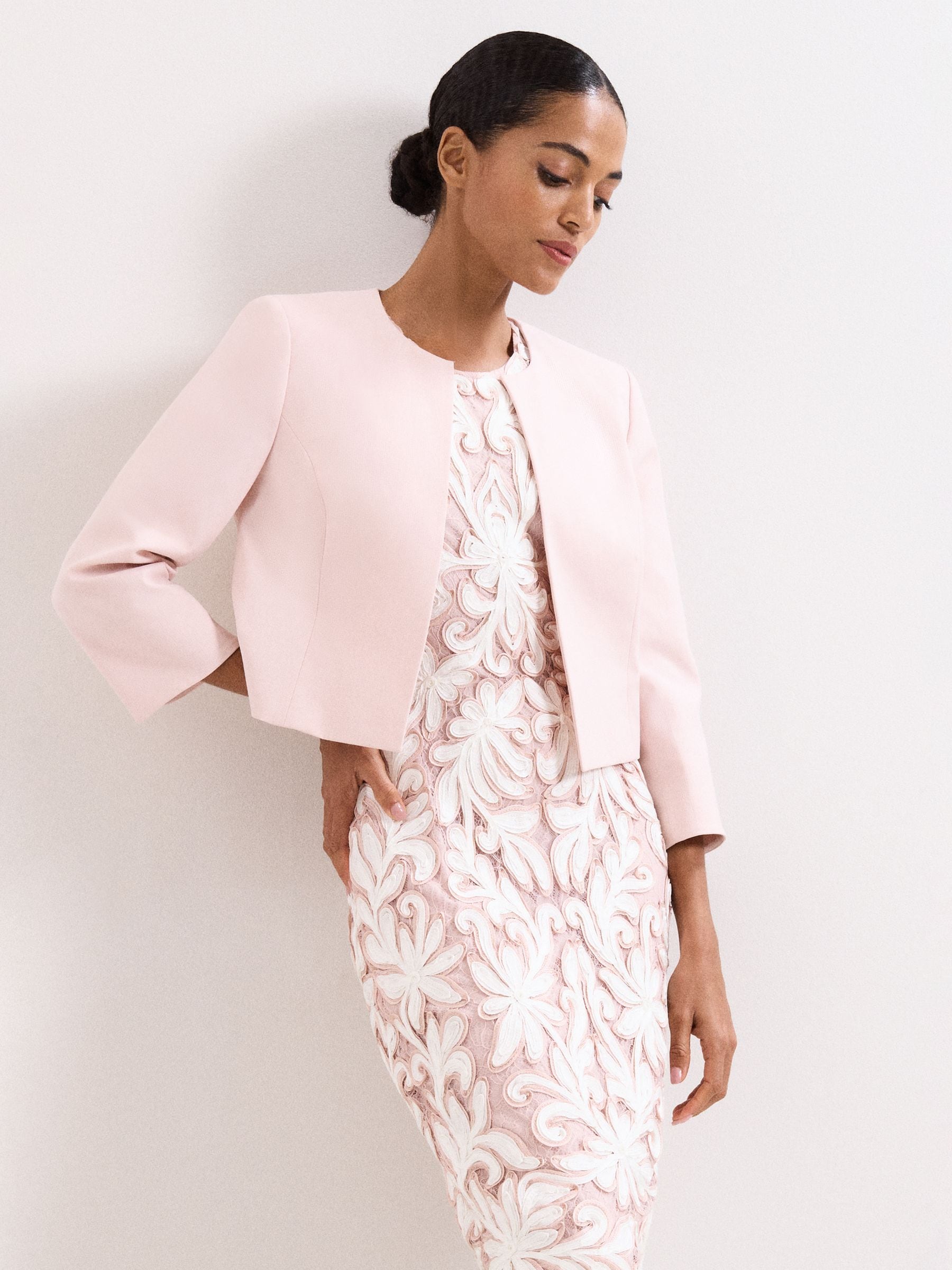 Phase Eight Women's Pink Elizabeth Jacket - Image 1