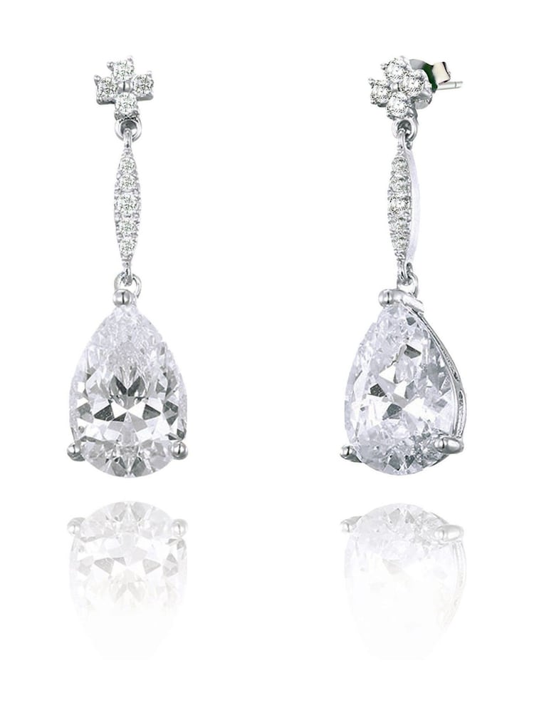 Tono plateado - Ivory & Co Tetbury Earrings - Imagen 1 de 4