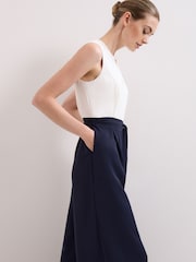 Phase Eight Blue Petite Brylee Jumpsuit - Image 6 of 8