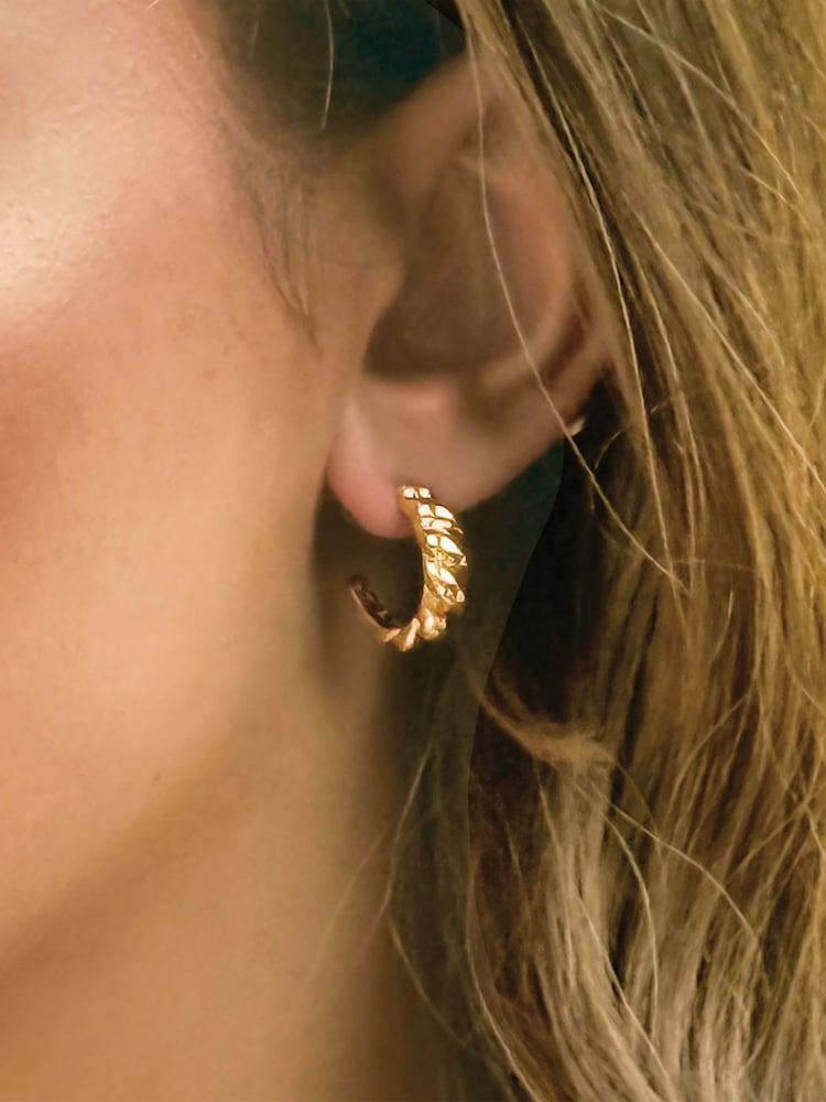 Ivory & Co Gold Tone Stirling Earrings - Image 2 of 3 Ivory & Co Gold Tone Stirling Earrings - Image 2 of 3