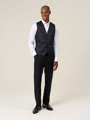 Skopes Black Party Paisley Waistcoat - Image 3 of 7