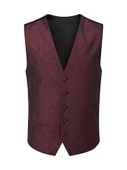 Skopes Red Party Paisley Waistcoat - Image 5 of 6
