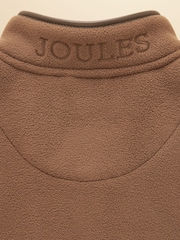 Joules Kids' Heritage Chocolate Brown Fleece Gilet - Image 5 of 6
