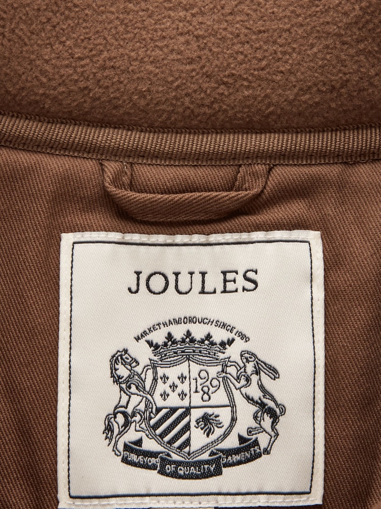 Choklad Brun - Joules Heritage fleeceväst för barn - Bild 7 av 7