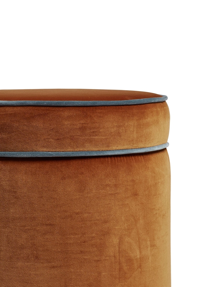 Oka Orange Samena Ottoman - Image 4 of 4