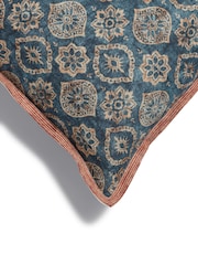 Oka Blue Andromeda Cushion Cover - Image 3 of 3