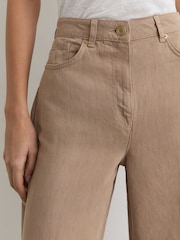 Reiss Carmen Lyocell-Linen Wide-Leg Trousers - Bild 3 von 7