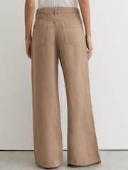Reiss Carmen Lyocell-Linen Wide-Leg Trousers - Bild 5 von 8