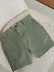 Reiss Sage Wicket Cotton Chino Shorts with Stretch - Image 2 of 3