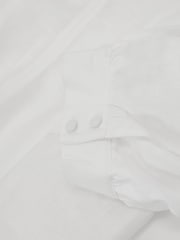 Reiss Evie Linen Balloon-Sleeve Top - 圖片 6/6