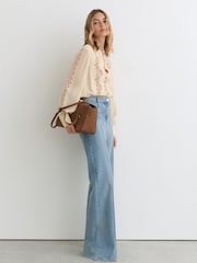 Reiss Pale Yellow Mia Blouse - Image 3 of 8