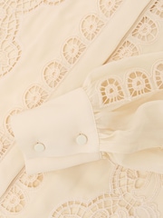 Reiss Pale Yellow Mia Blouse - Image 8 of 8