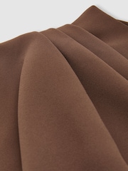 Rochie mini drapată cu un umăr gol Reiss Ellery - Imaginea 7 din 7