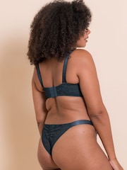 Curvy Kate Blue All Night Lace Scooped Multiway Balcony Bra - Image 2 of 6