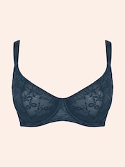 Curvy Kate Blue All Night Lace Scooped Multiway Balcony Bra - Image 6 of 6