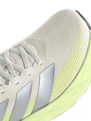 adidas White/Green Galaxy 8 Running Trainers - Image 8 of 9